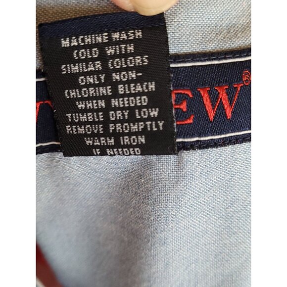 Ivy Crew Shirt Size L Mens Patriotic American Flag Short Sleeve Button-Up - Picture 6 of 6